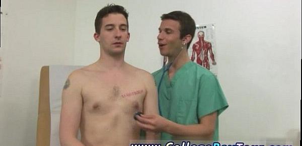  Mature doctor gay clinic and uncut male medical exam porn video There